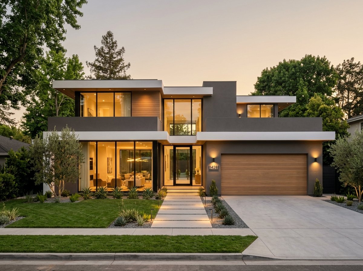 Luxury residential exterior painting